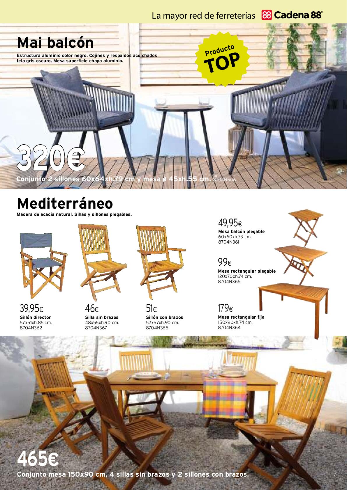 Transforma tu jardín y terraza Cadena 88. Página 07