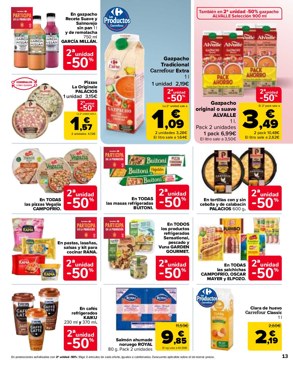 50% que vuelve Carrefour. Página 13