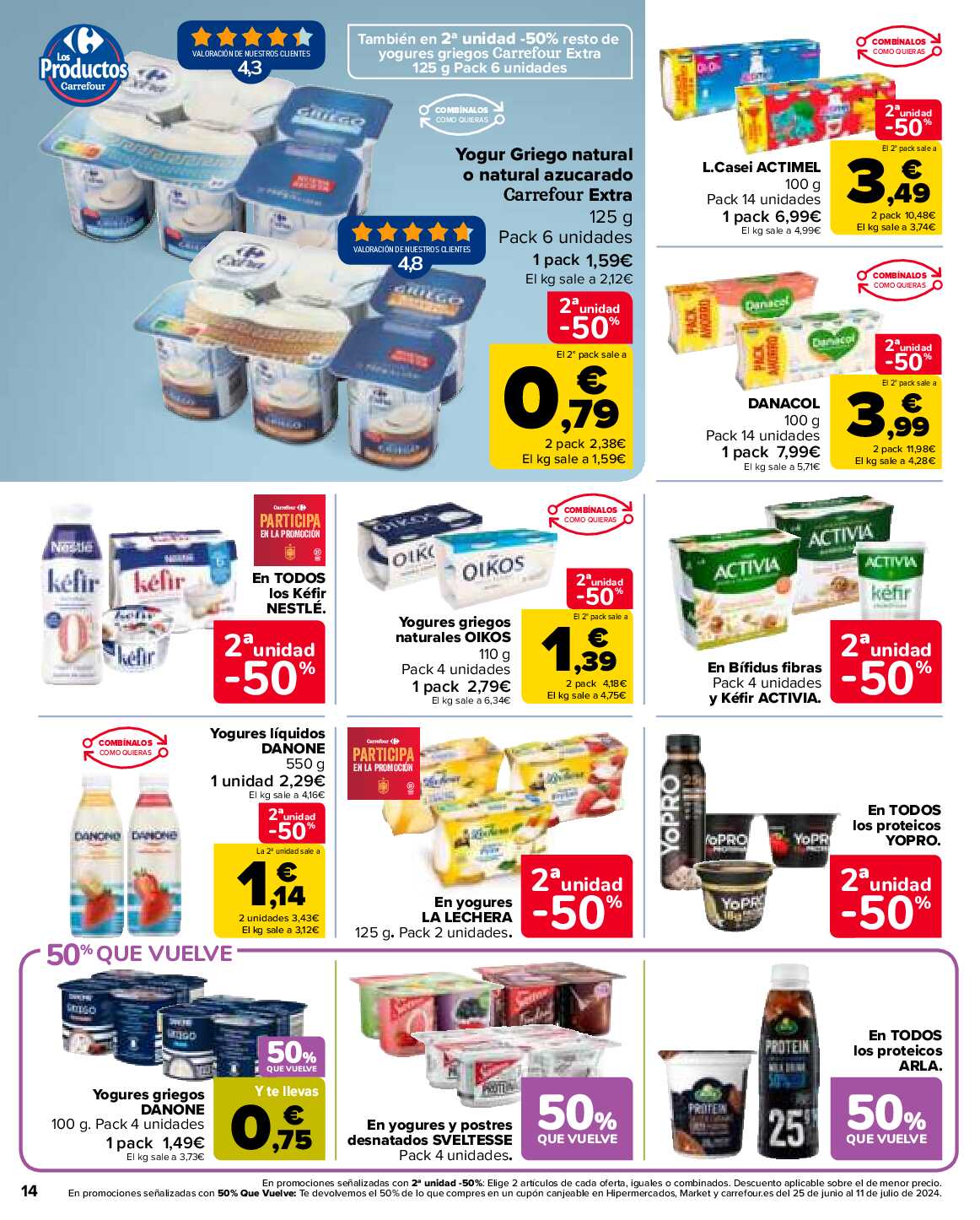 50% que vuelve Carrefour. Página 14