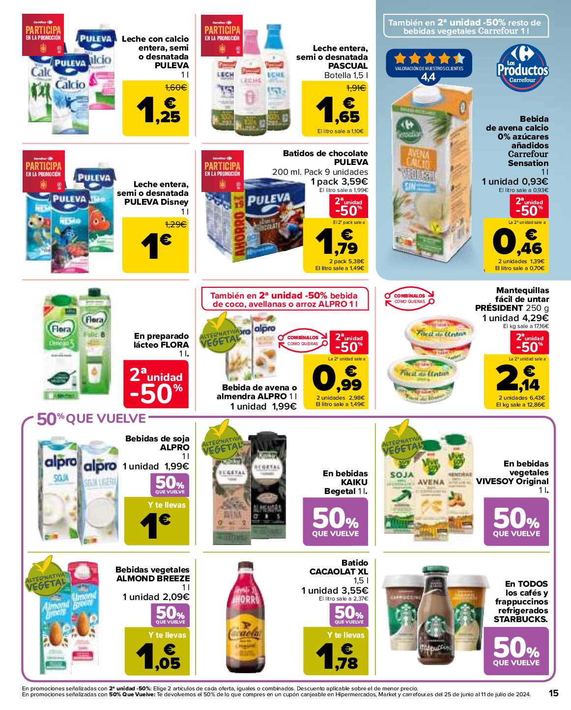 50% que vuelve Carrefour. Página 15