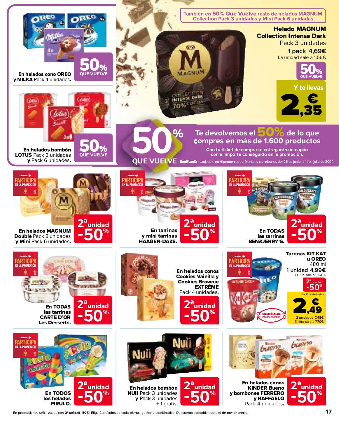 50% que vuelve Carrefour. Página 17