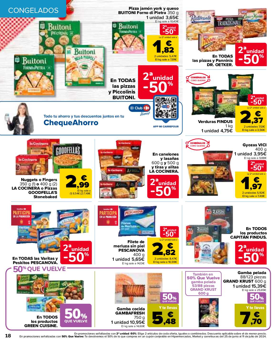 50% que vuelve Carrefour. Página 18