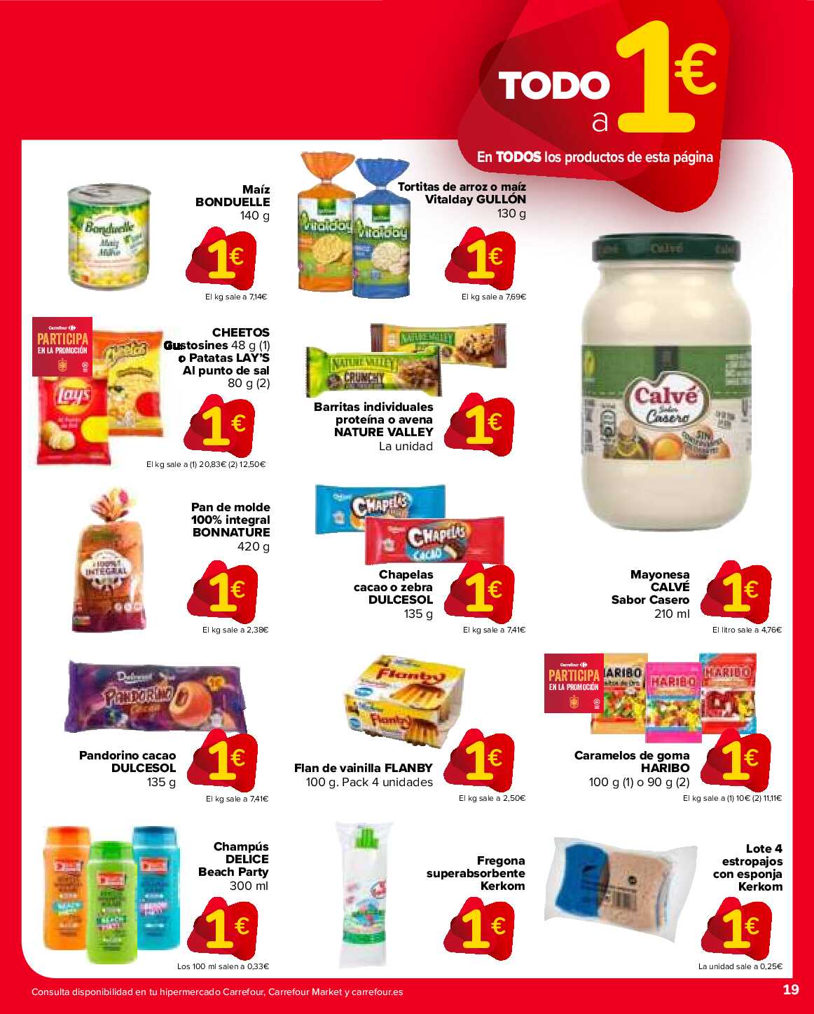50% que vuelve Carrefour. Página 19
