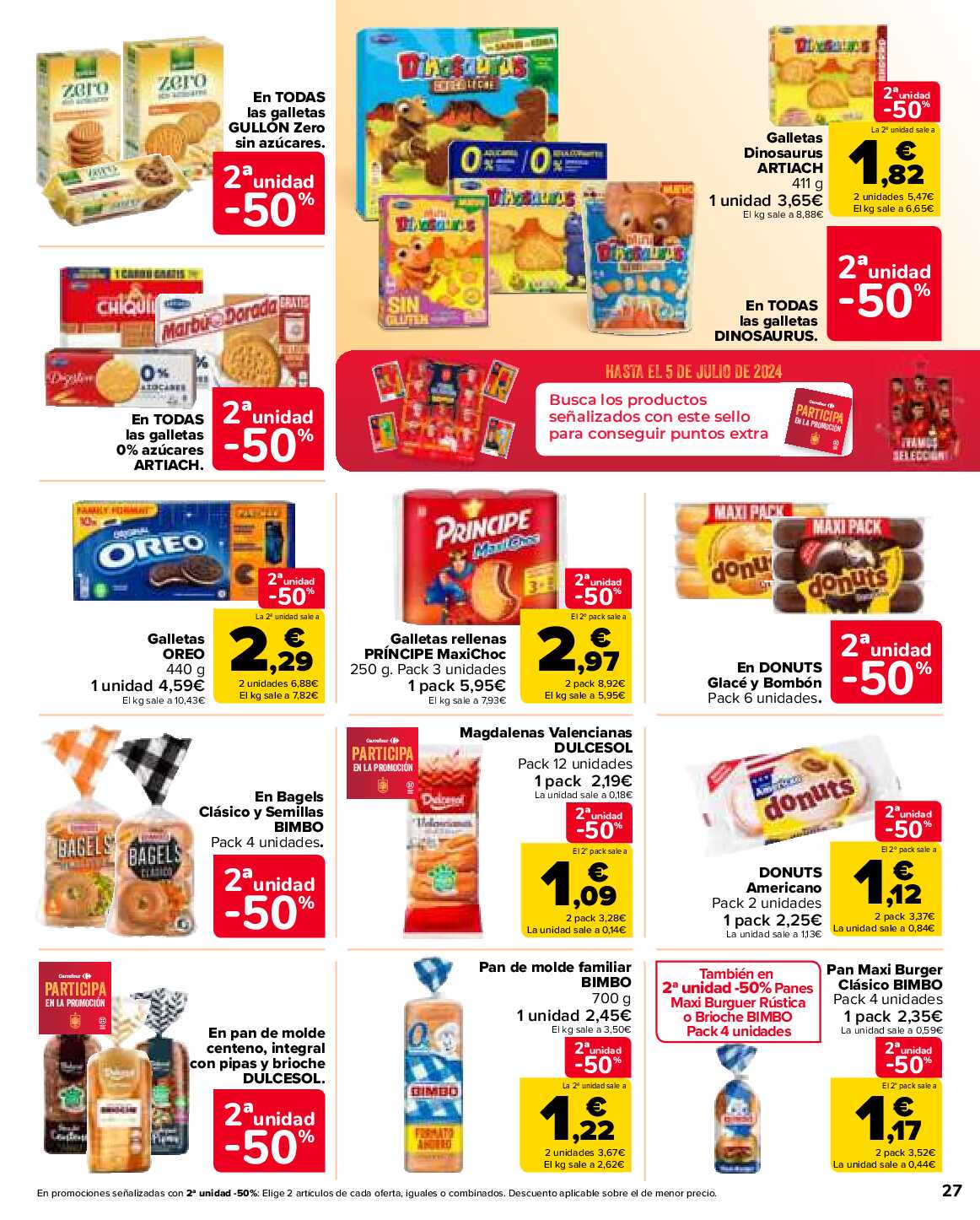 50% que vuelve Carrefour. Página 27