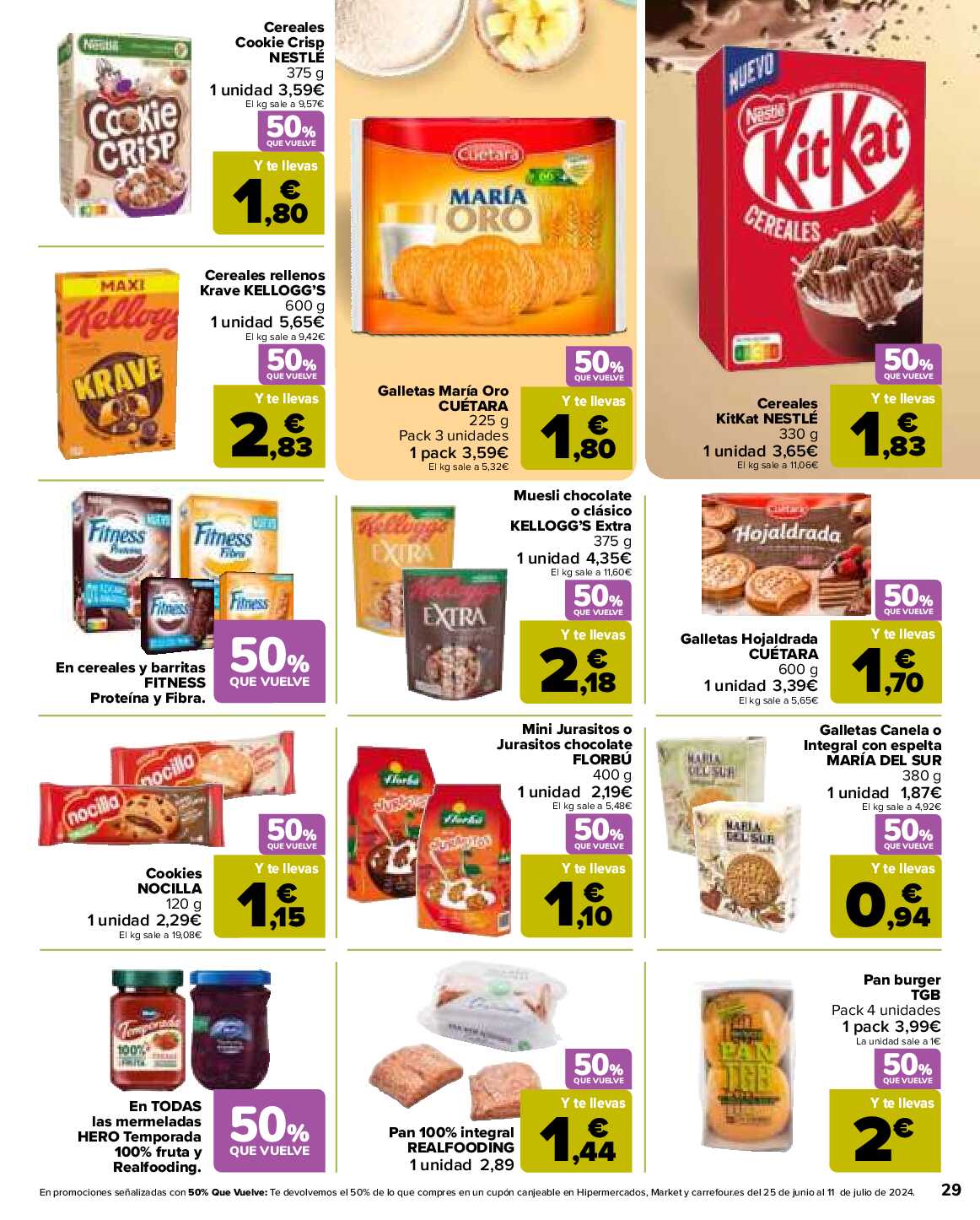 50% que vuelve Carrefour. Página 29
