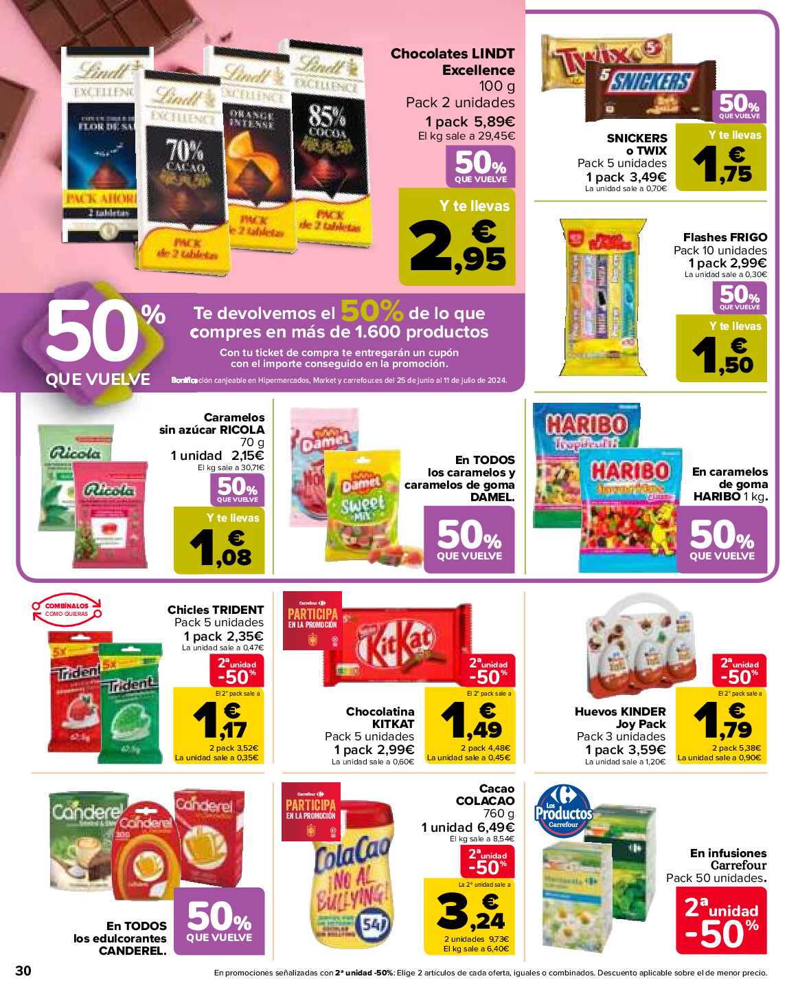 50% que vuelve Carrefour. Página 30