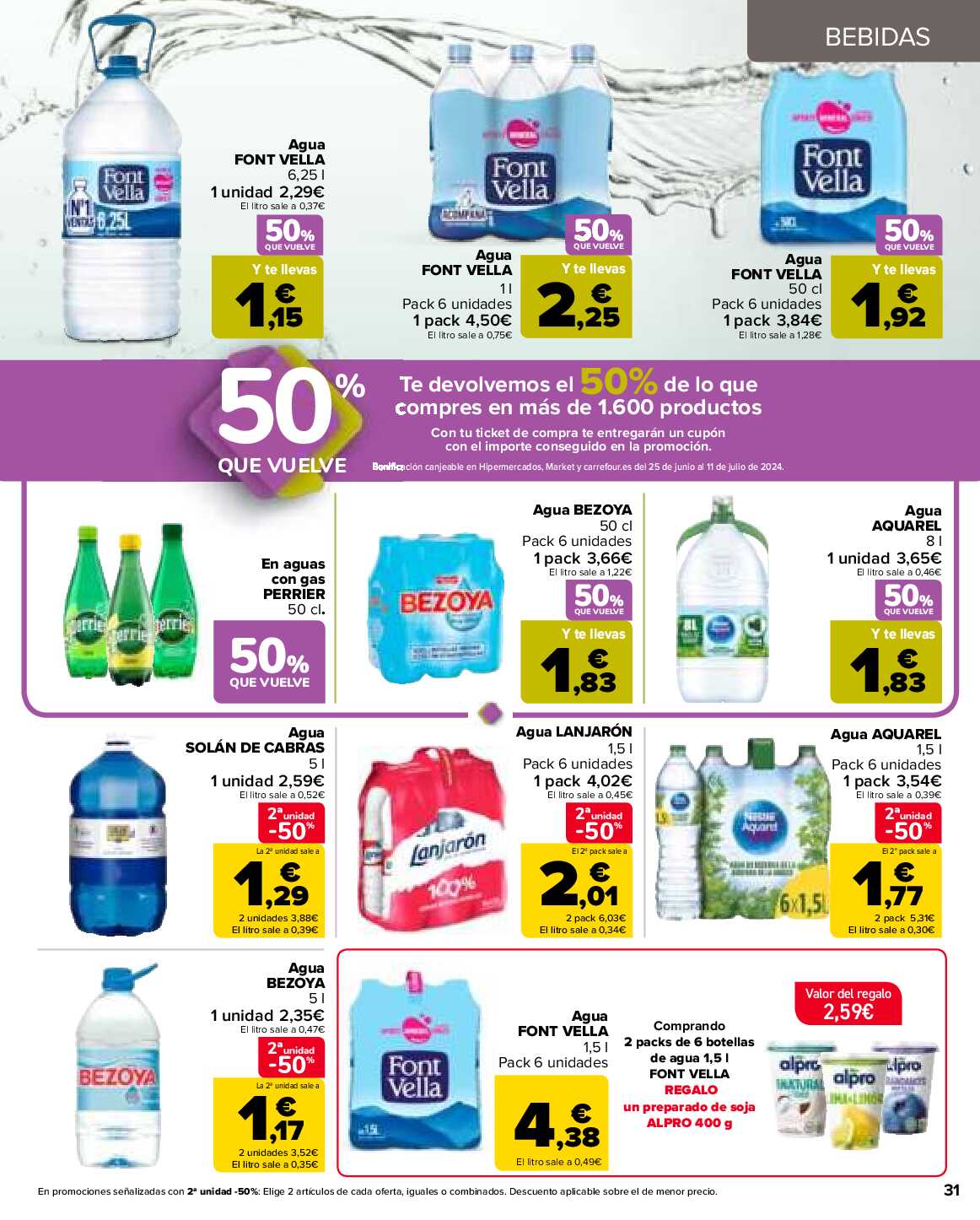 50% que vuelve Carrefour. Página 31