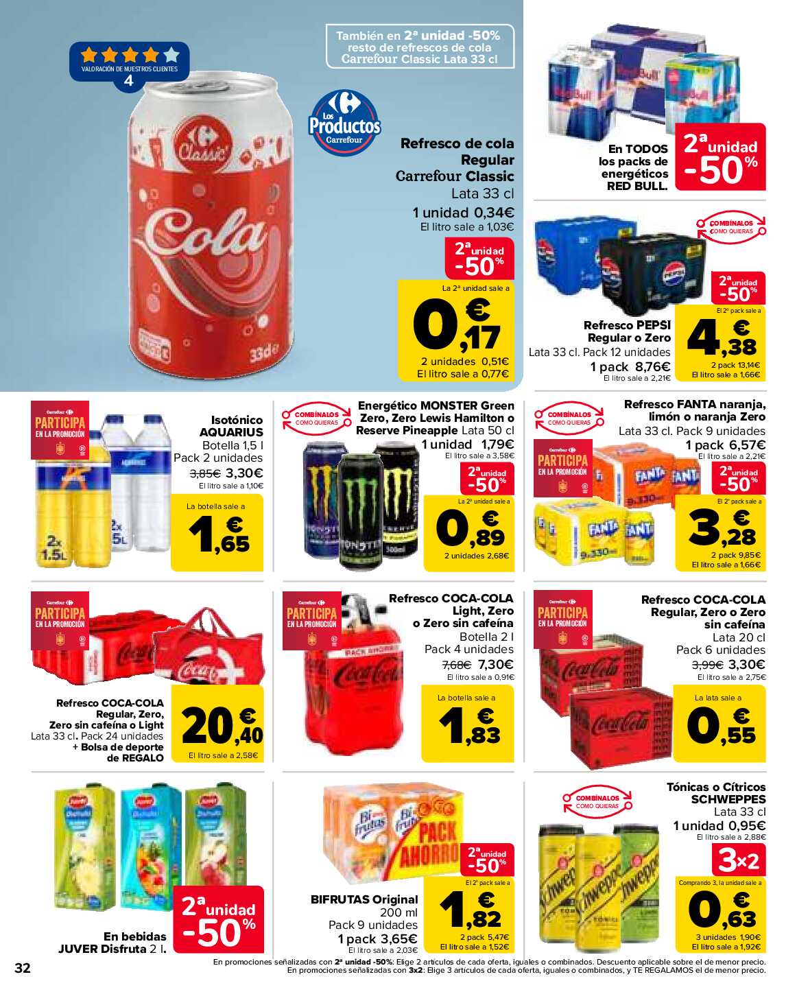 50% que vuelve Carrefour. Página 32