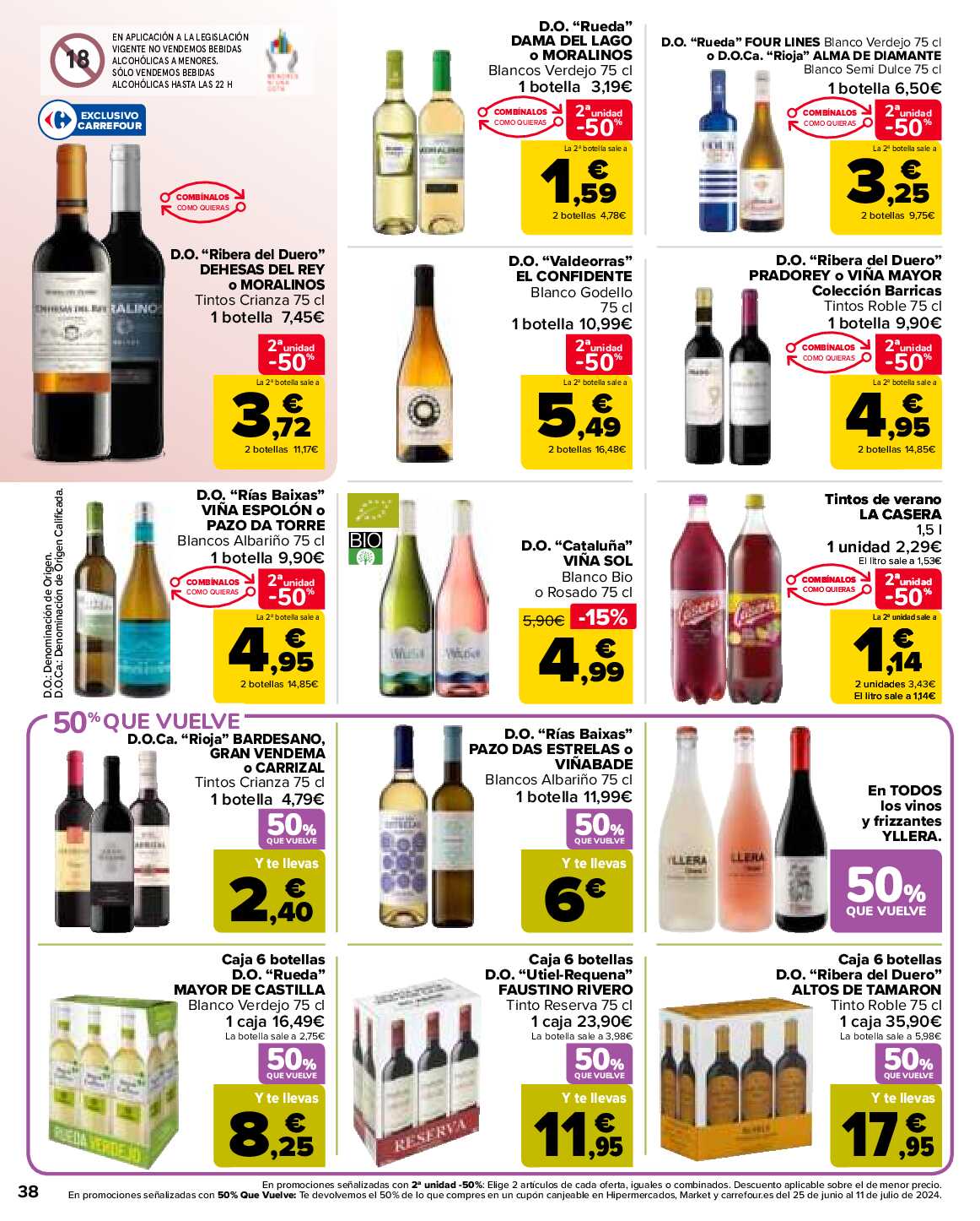 50% que vuelve Carrefour. Página 38