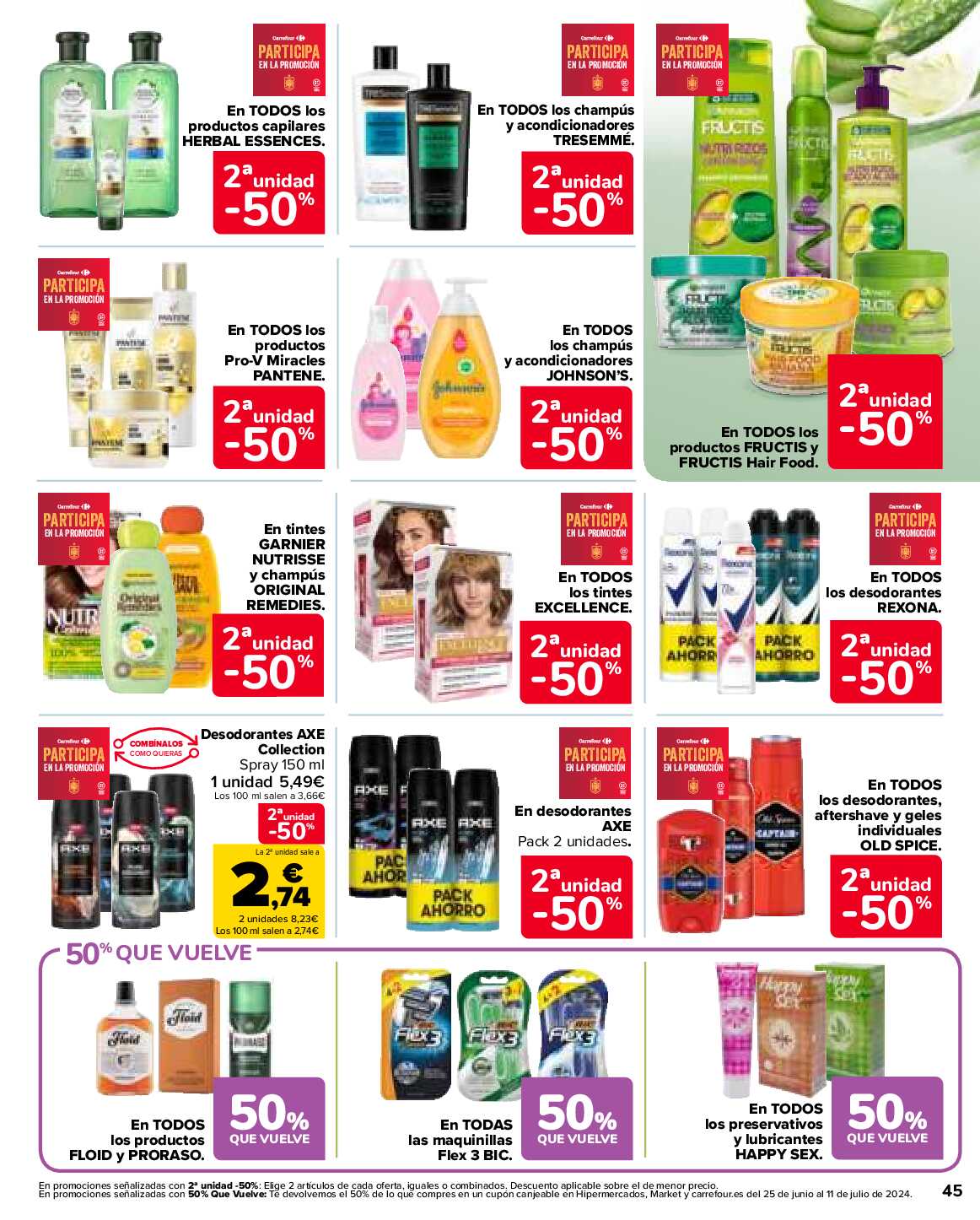 50% que vuelve Carrefour. Página 45