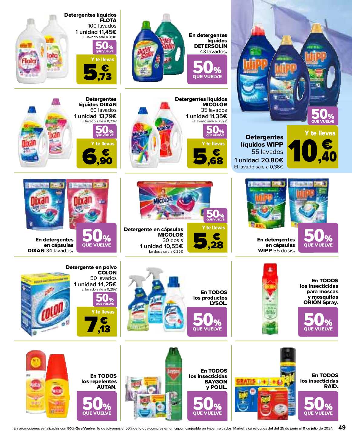 50% que vuelve Carrefour. Página 49