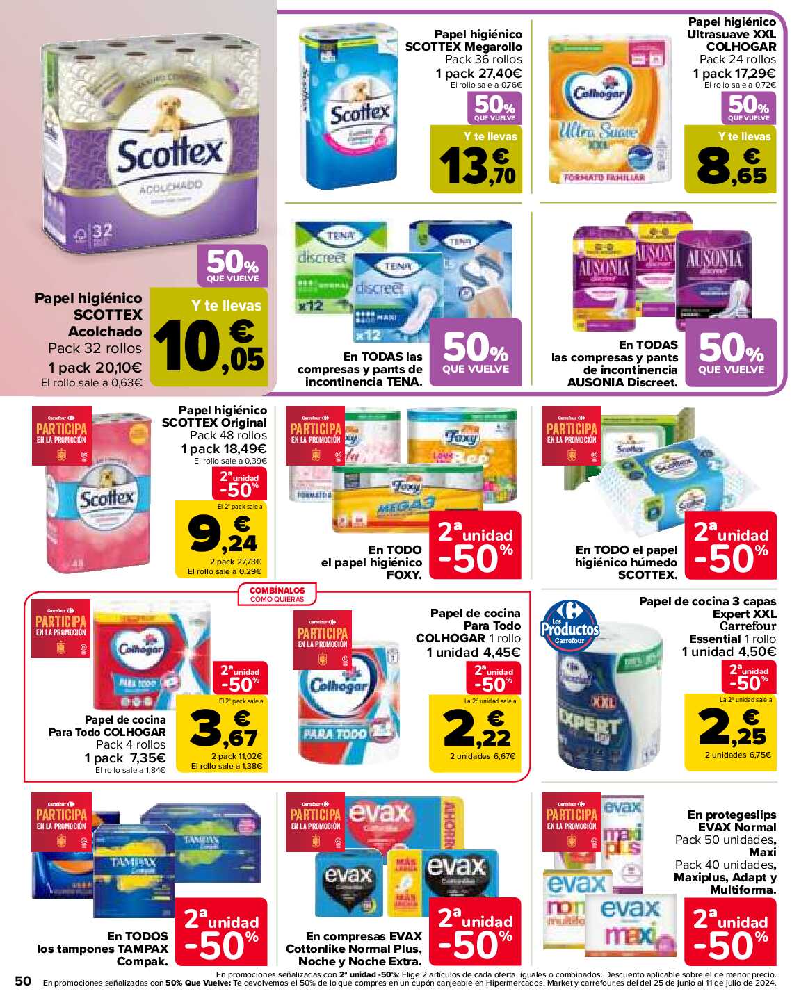50% que vuelve Carrefour. Página 50