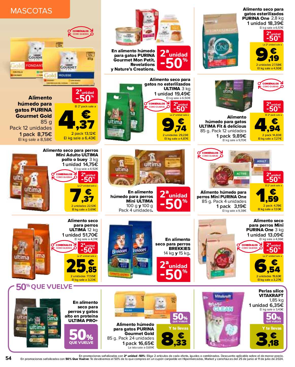 50% que vuelve Carrefour. Página 54