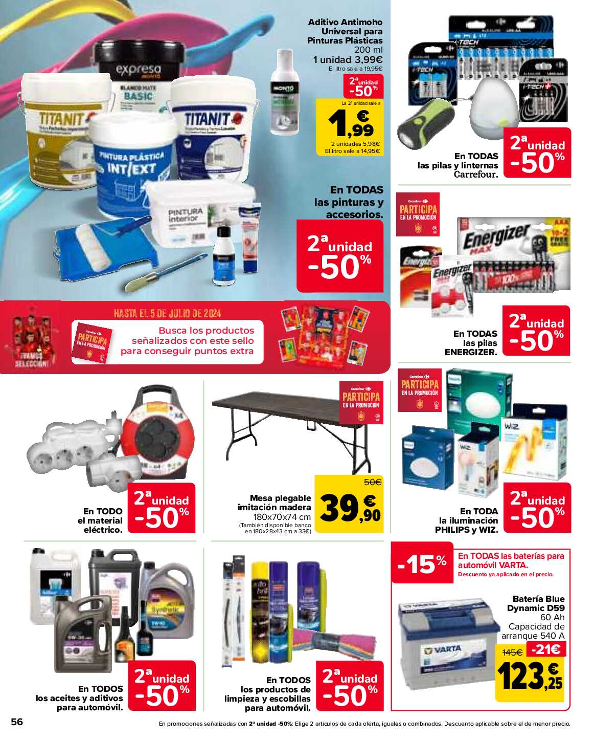 50% que vuelve Carrefour. Página 56