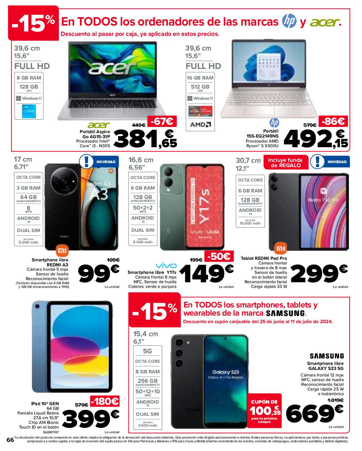 50% que vuelve Carrefour. Página 66