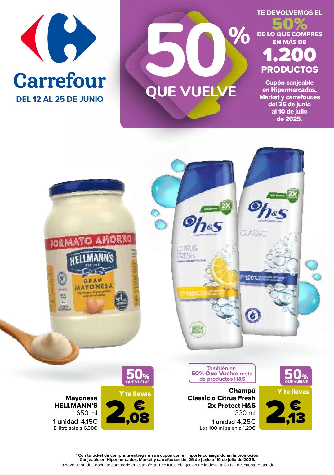 50% que vuelve Carrefour. Página 01