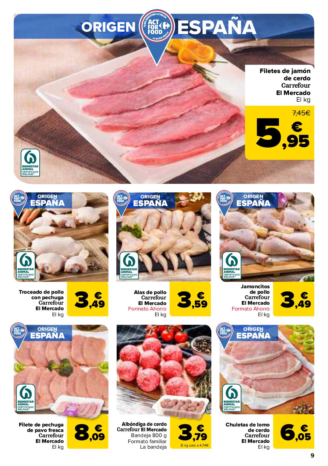 50% que vuelve Carrefour. Página 09