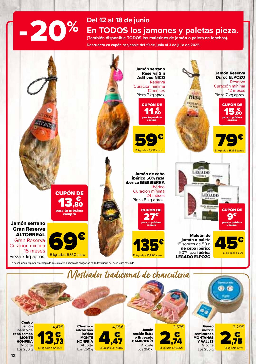 50% que vuelve Carrefour. Página 12