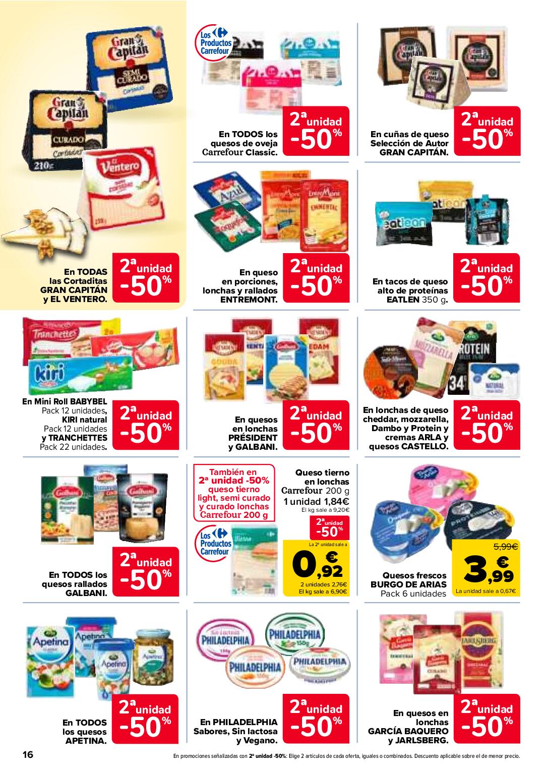 50% que vuelve Carrefour. Página 16