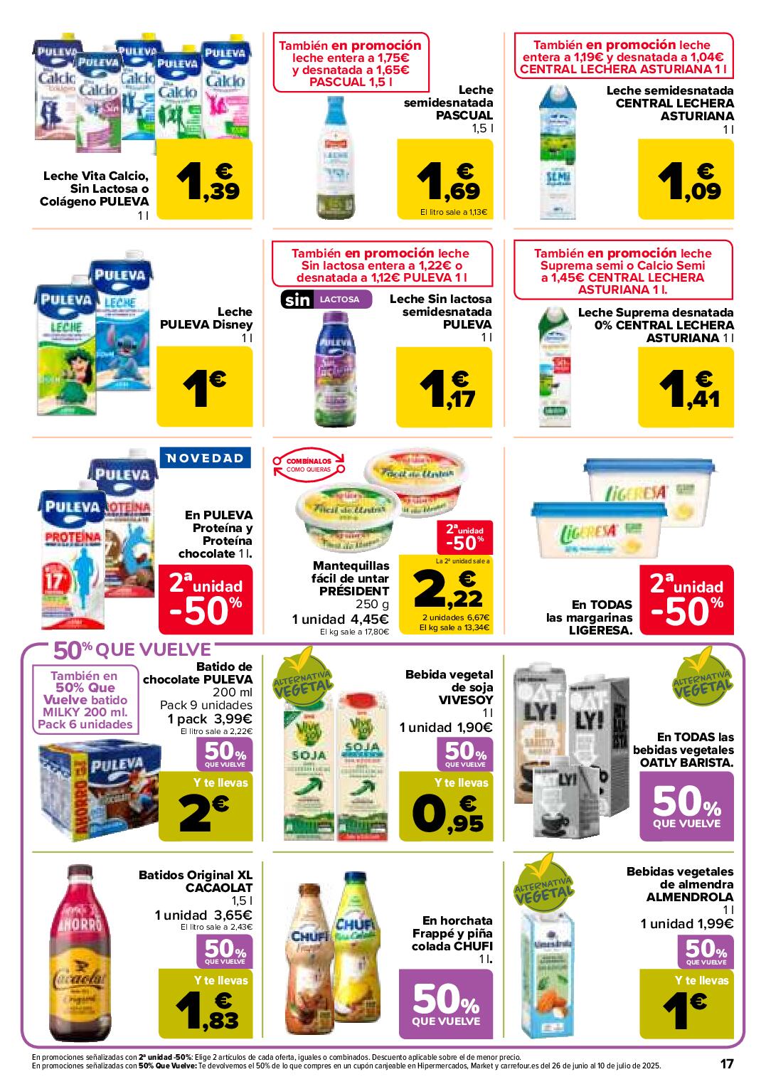 50% que vuelve Carrefour. Página 17
