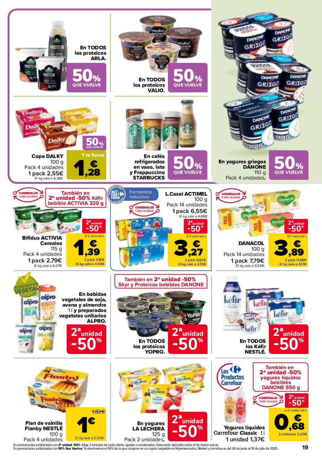 50% que vuelve Carrefour. Página 19