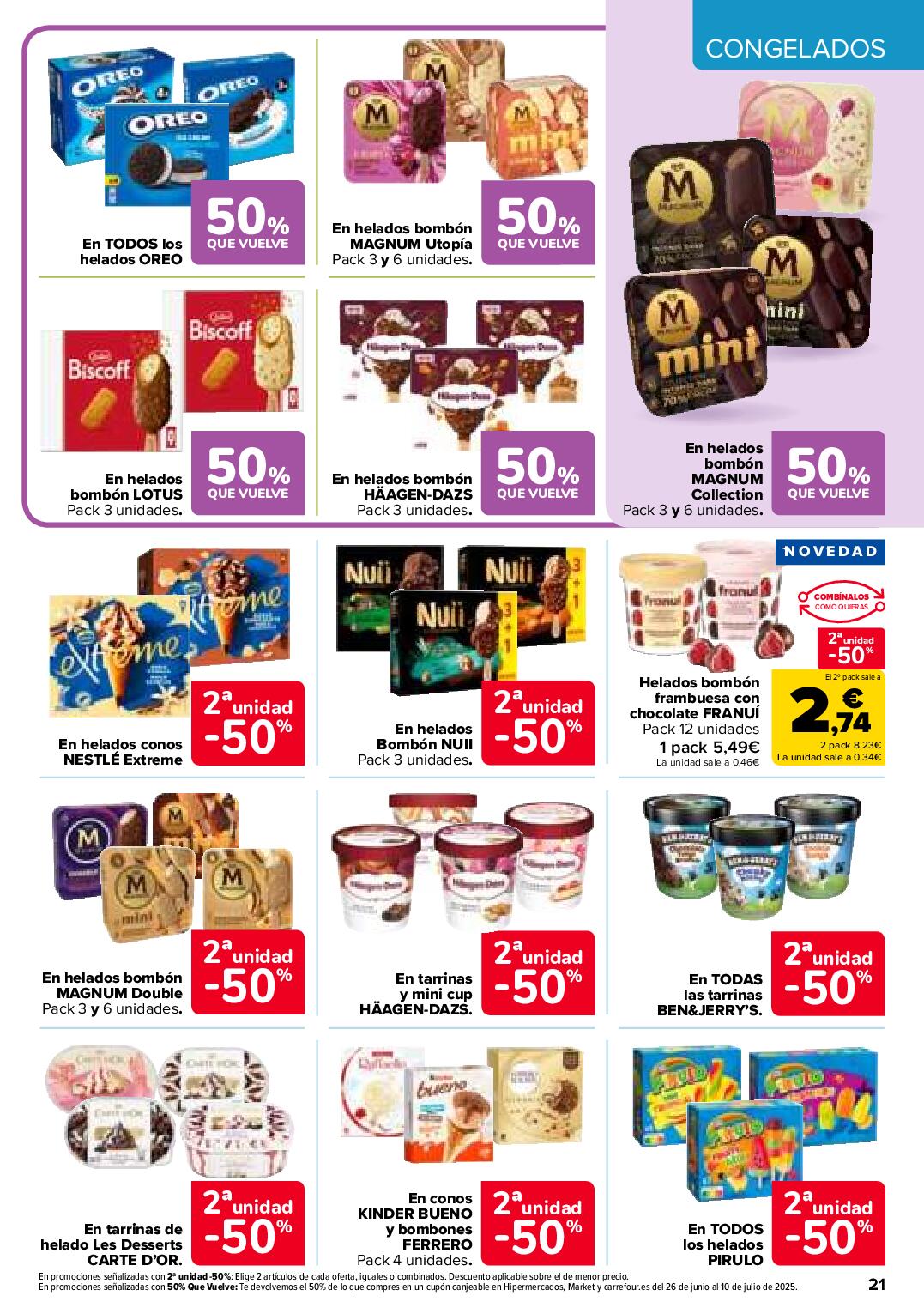 50% que vuelve Carrefour. Página 21