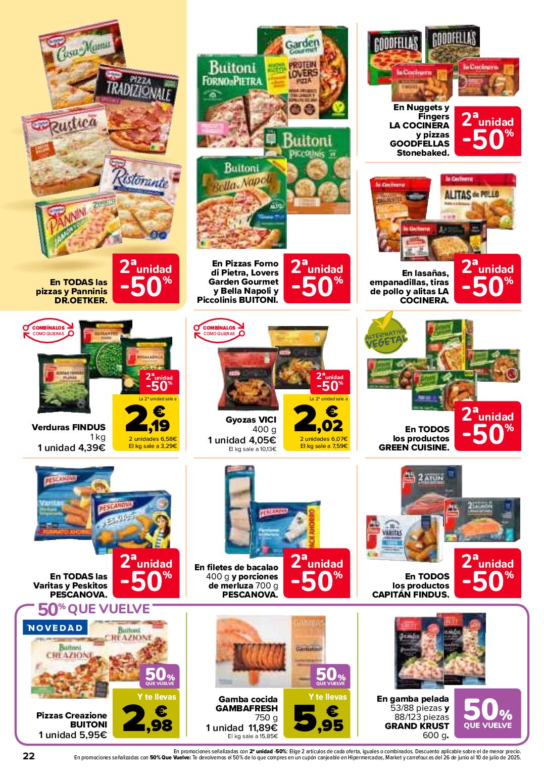 50% que vuelve Carrefour. Página 22