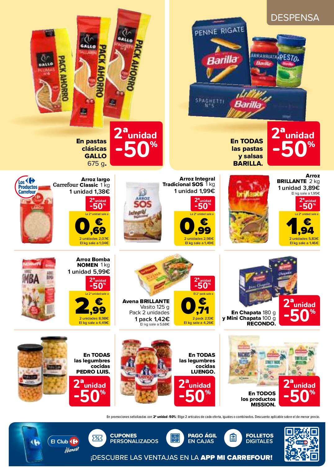 50% que vuelve Carrefour. Página 23