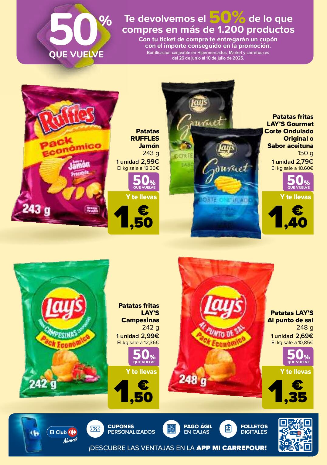 50% que vuelve Carrefour. Página 31