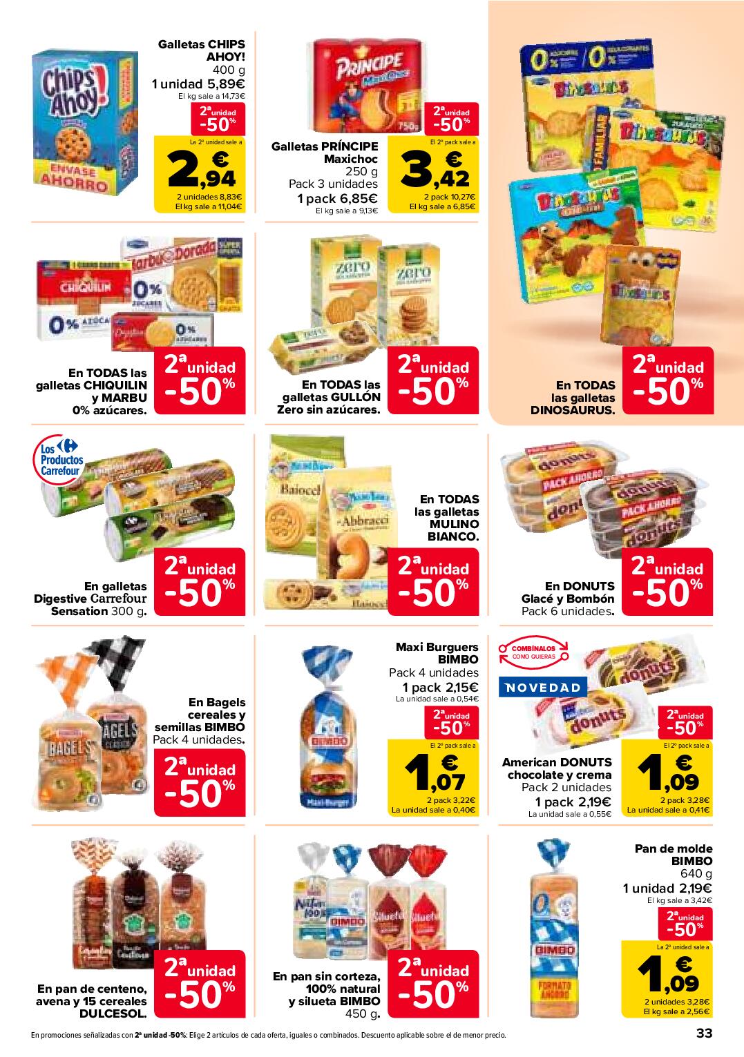 50% que vuelve Carrefour. Página 33