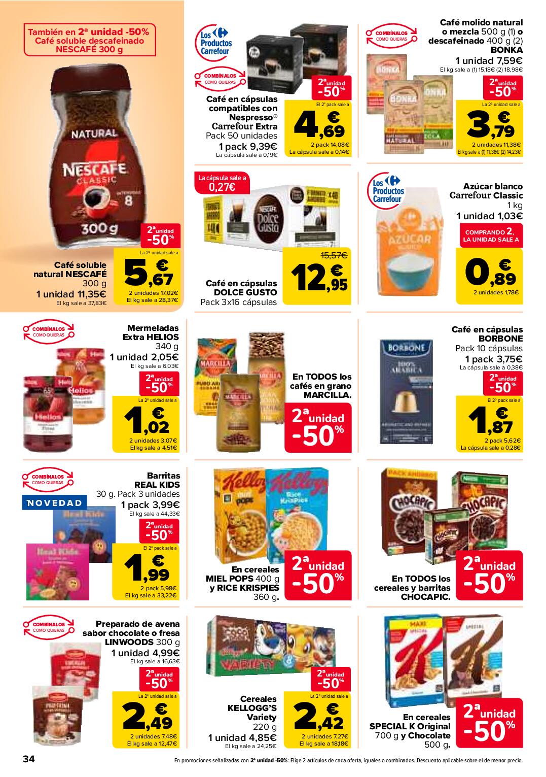 50% que vuelve Carrefour. Página 34