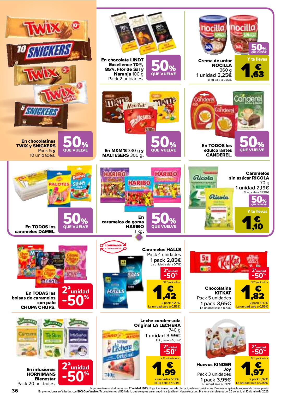 50% que vuelve Carrefour. Página 36
