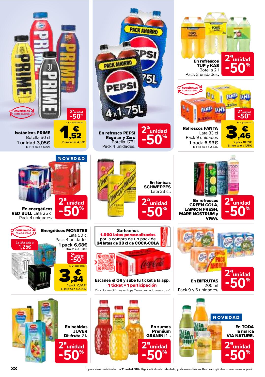 50% que vuelve Carrefour. Página 38