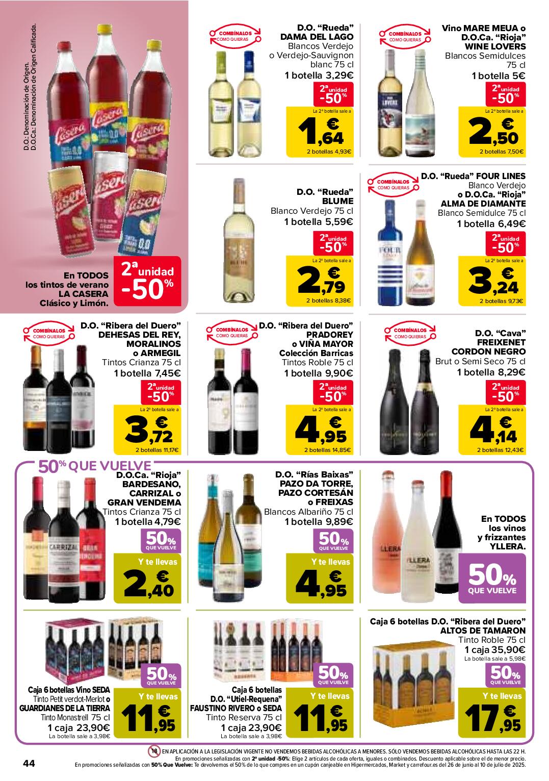 50% que vuelve Carrefour. Página 44