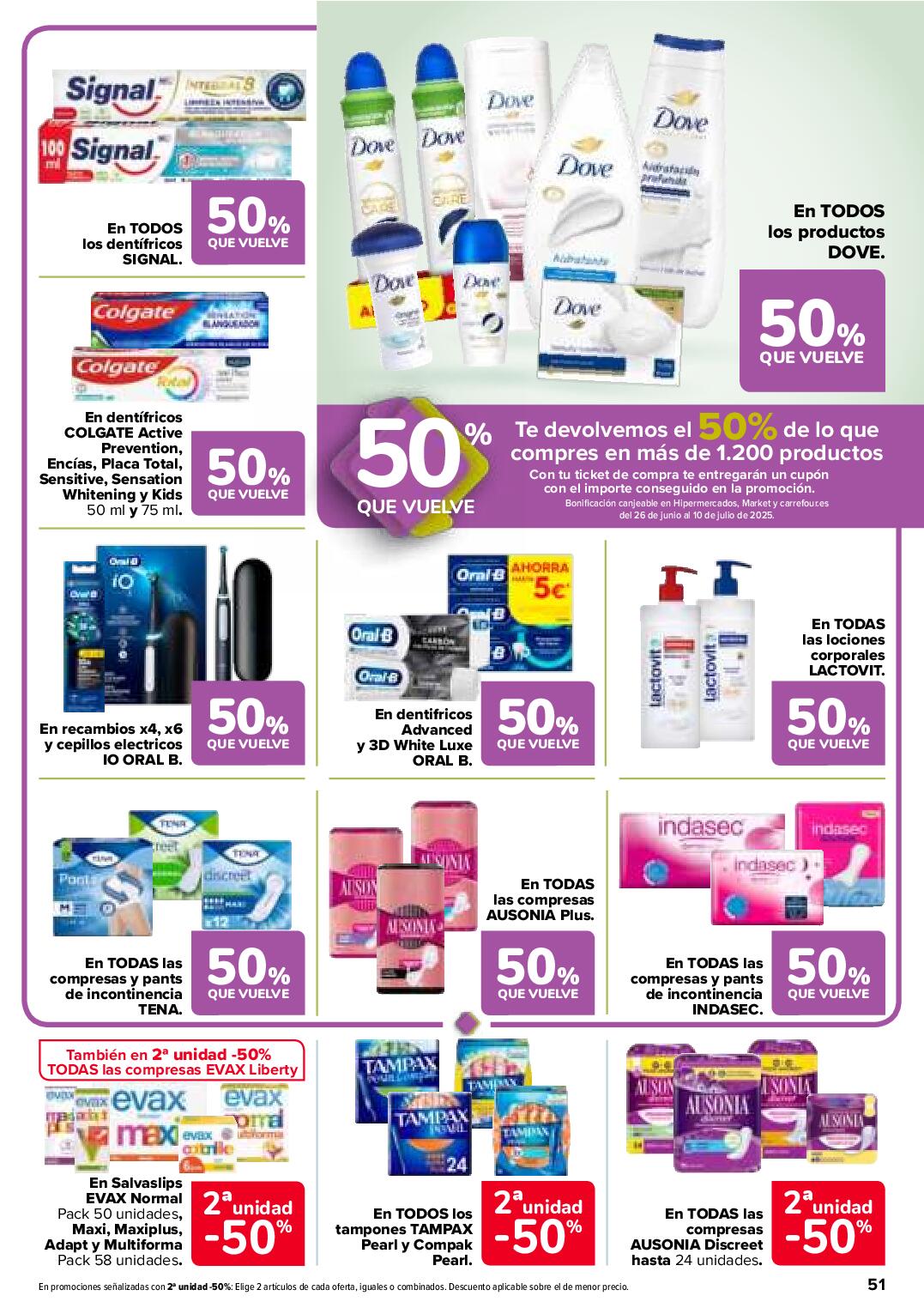 50% que vuelve Carrefour. Página 51