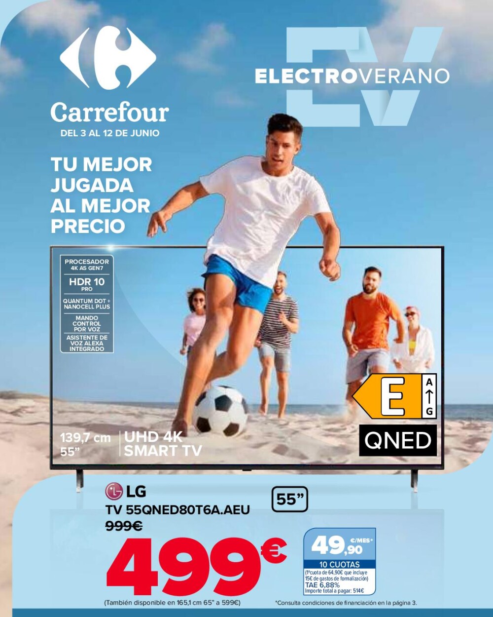 Electroverano Carrefour. Página de portada
