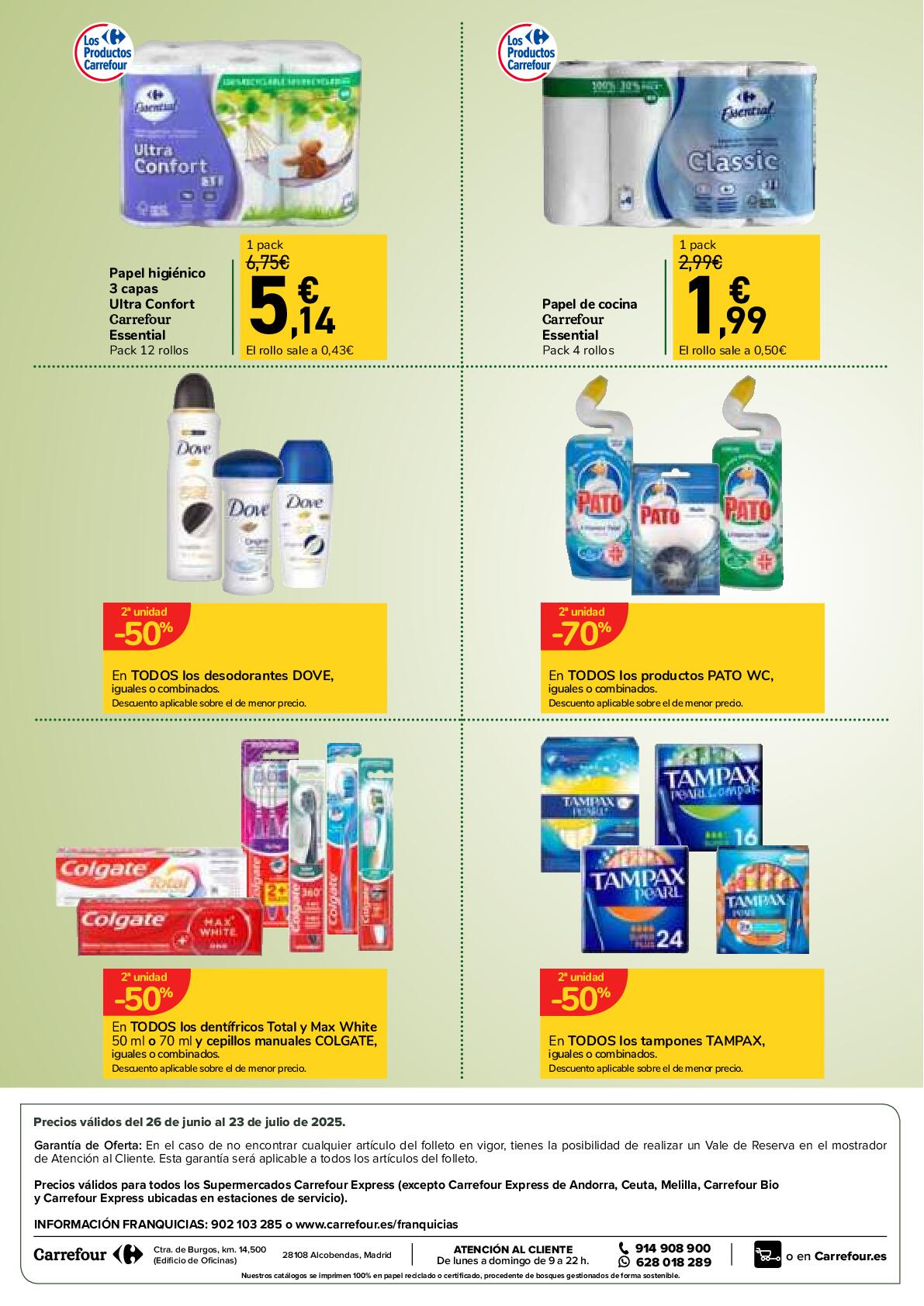 2ª unidad al -50% Carrefour Express. Página 04