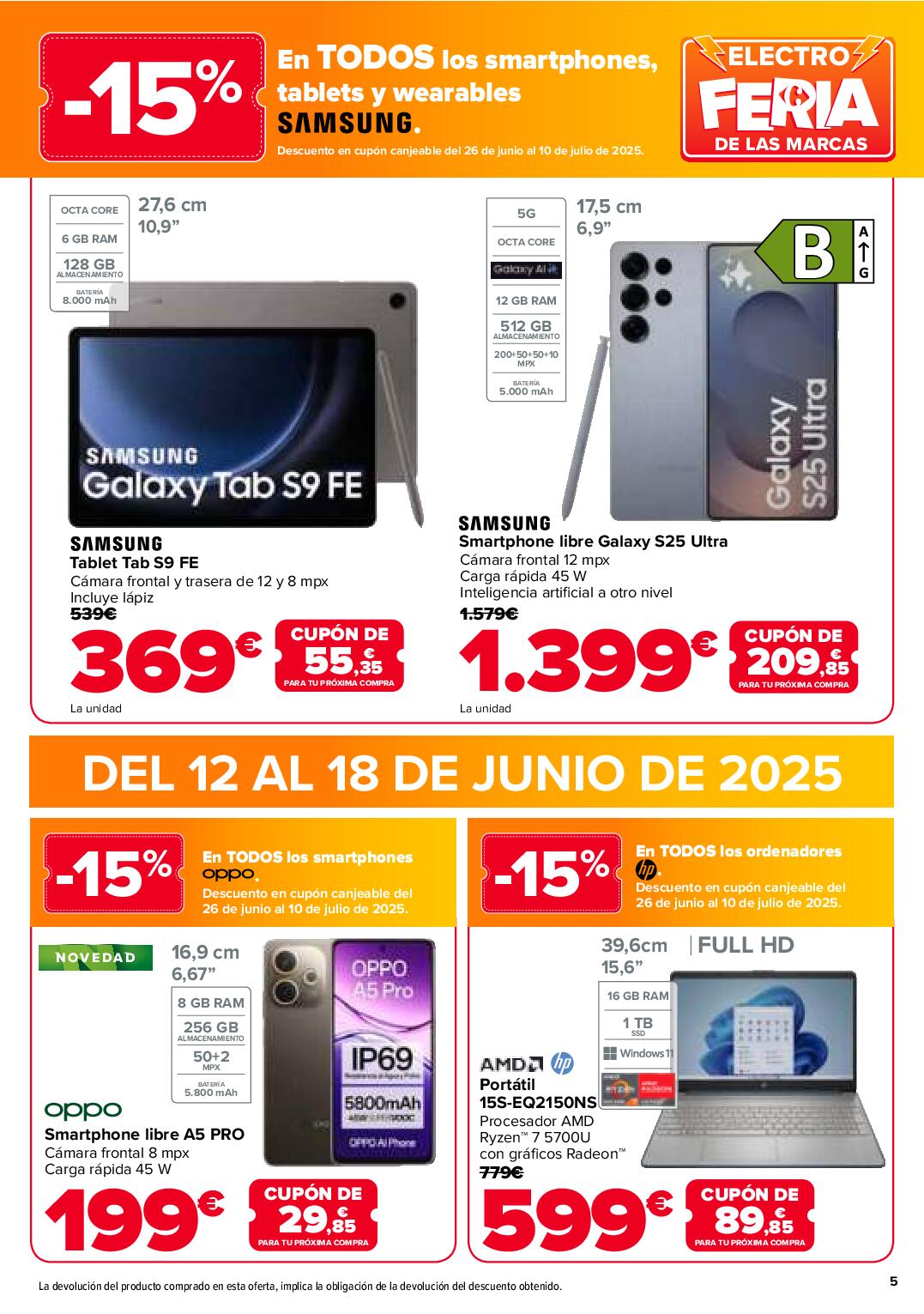 Feria de las marcas Carrefour. Página 05