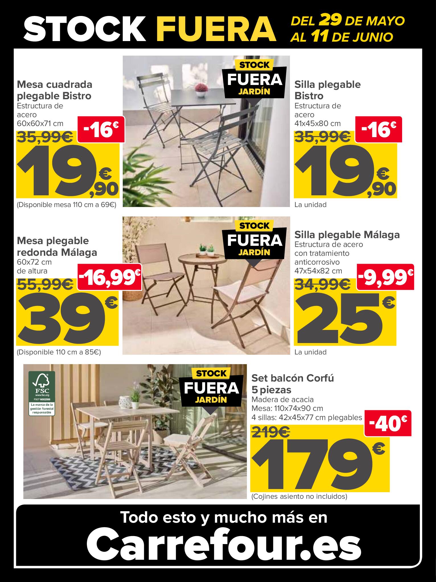 Folelto jardín Carrefour. Página 02