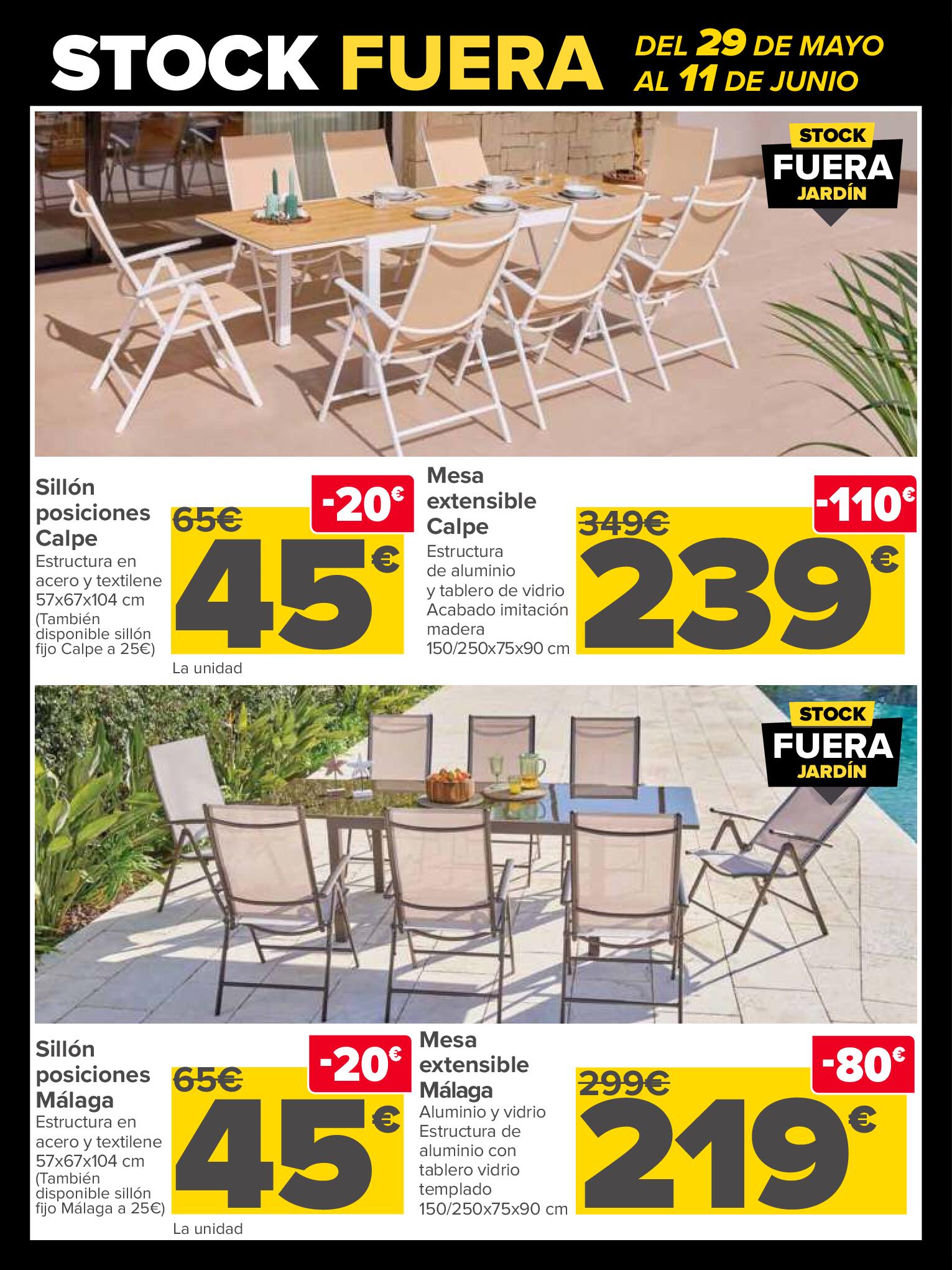 Folelto jardín Carrefour. Página 03