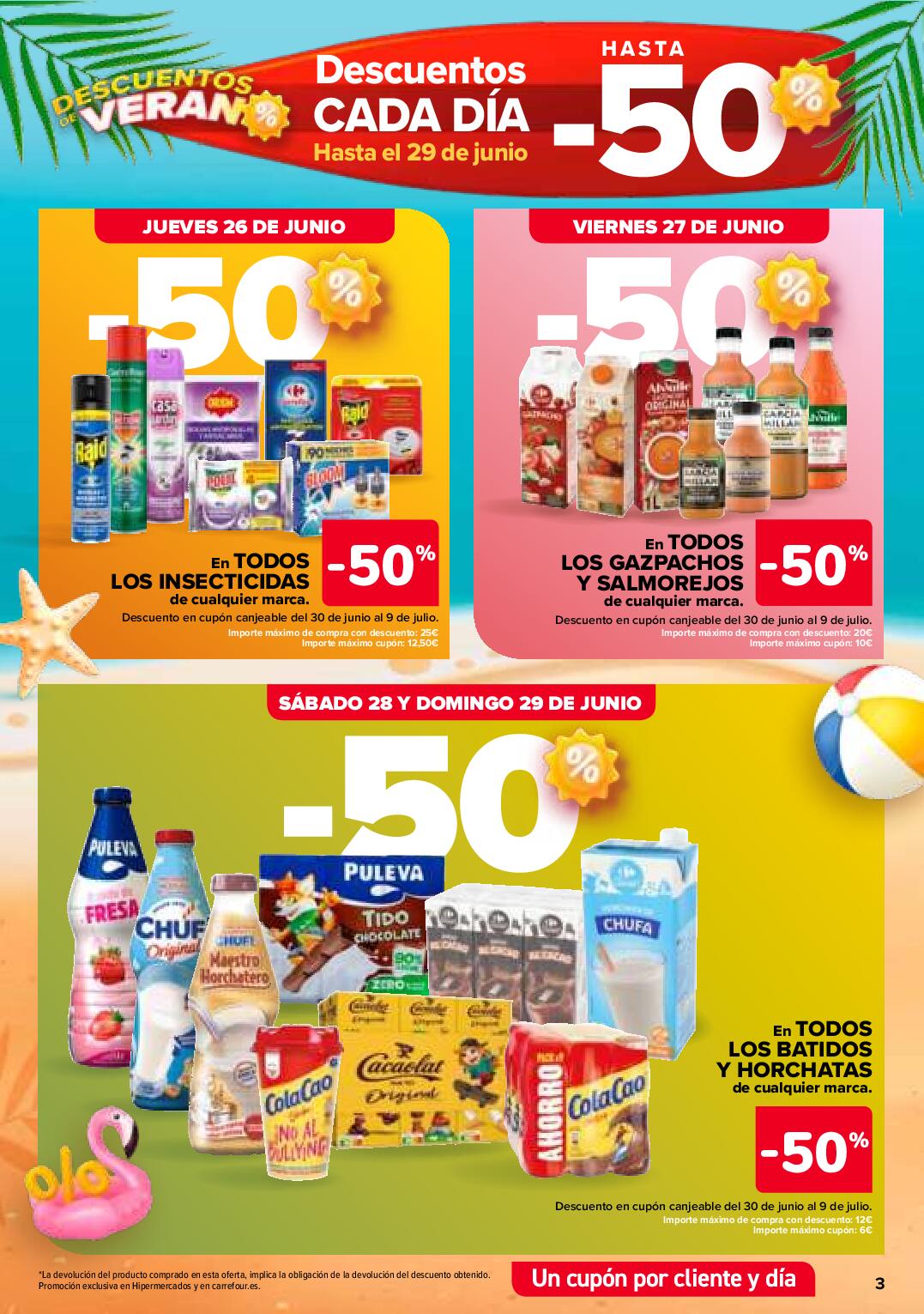Folleto 3x2 Carrefour. Página 03