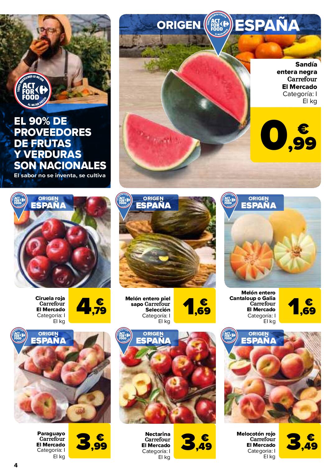 Folleto 3x2 Carrefour. Página 04