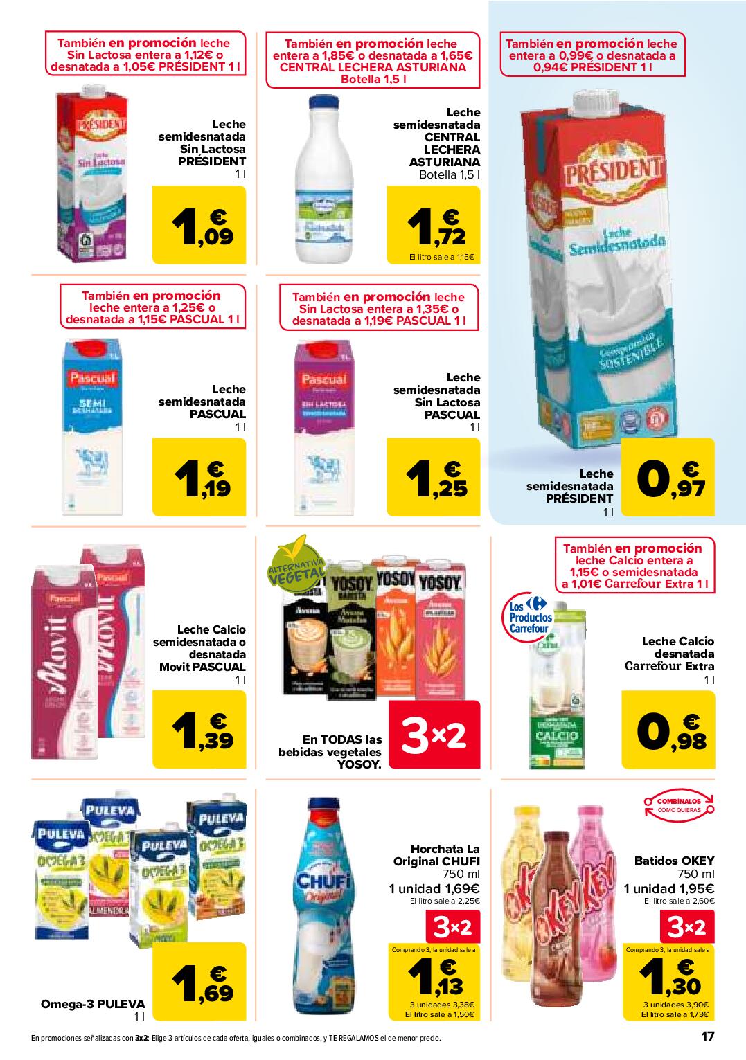 Folleto 3x2 Carrefour. Página 17
