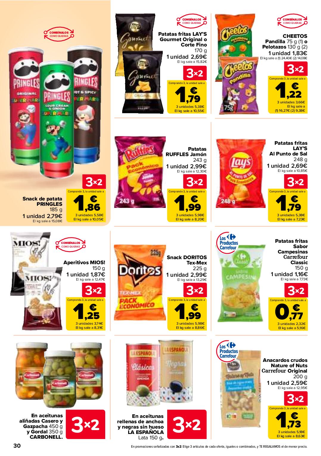 Folleto 3x2 Carrefour. Página 32