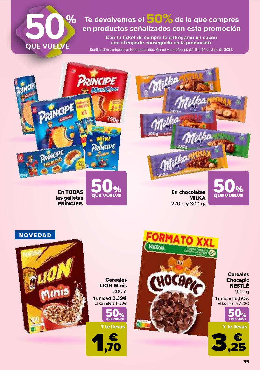 Folleto 3x2 Carrefour. Página 37