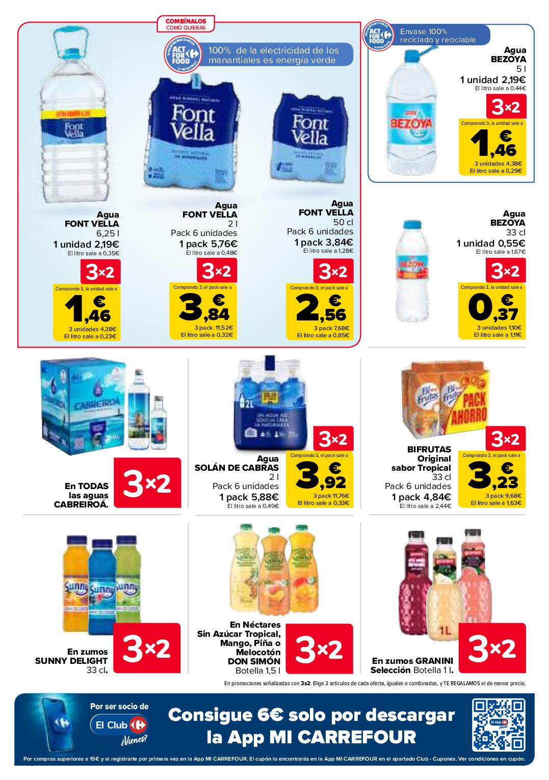 Folleto 3x2 Carrefour. Página 42