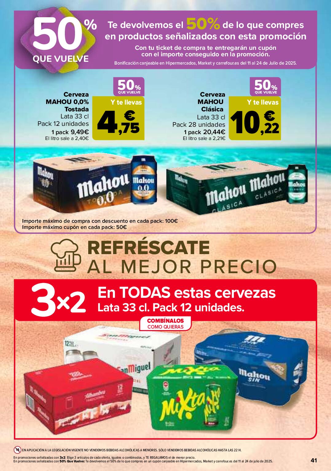Folleto 3x2 Carrefour. Página 43
