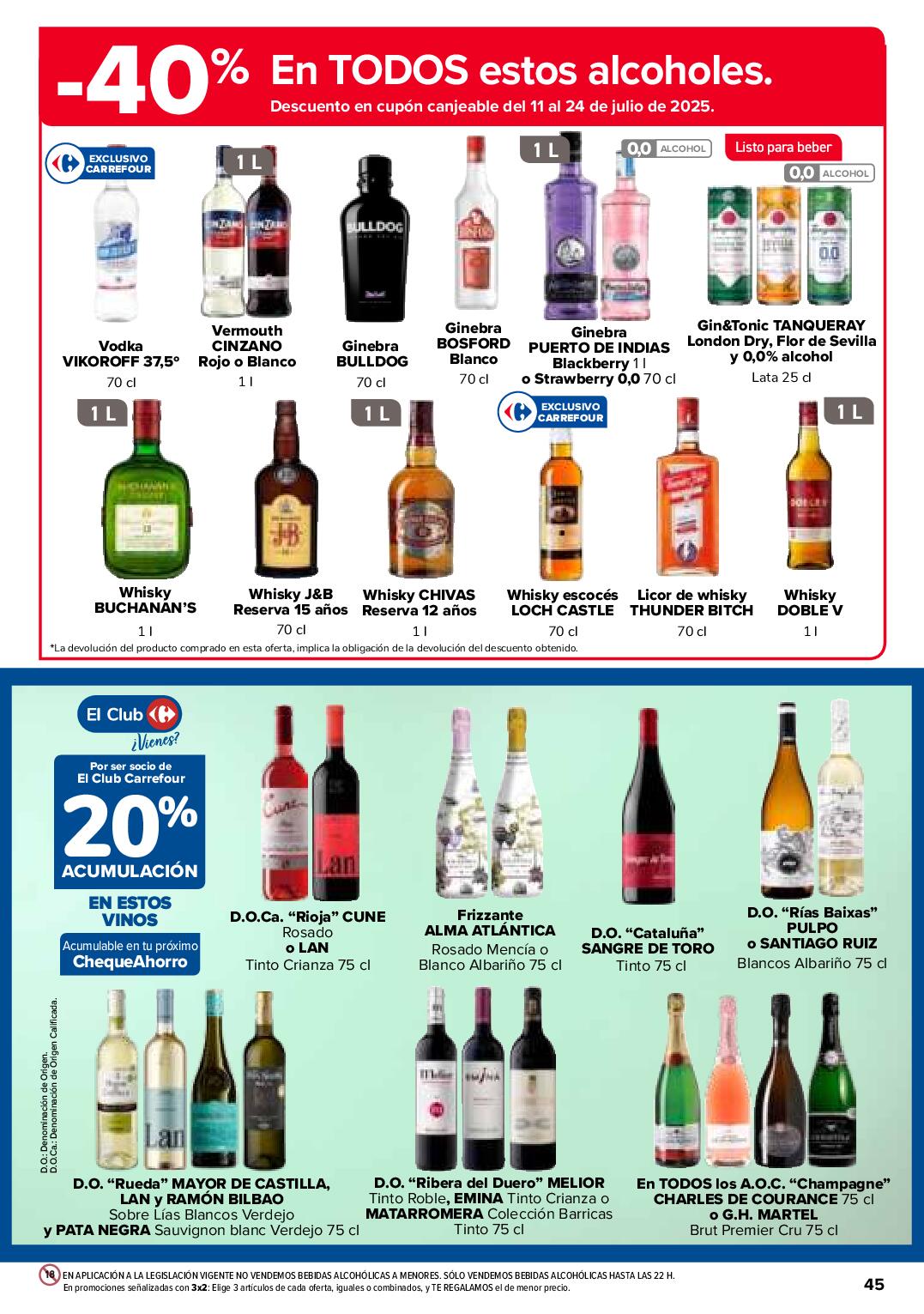 Folleto 3x2 Carrefour. Página 47
