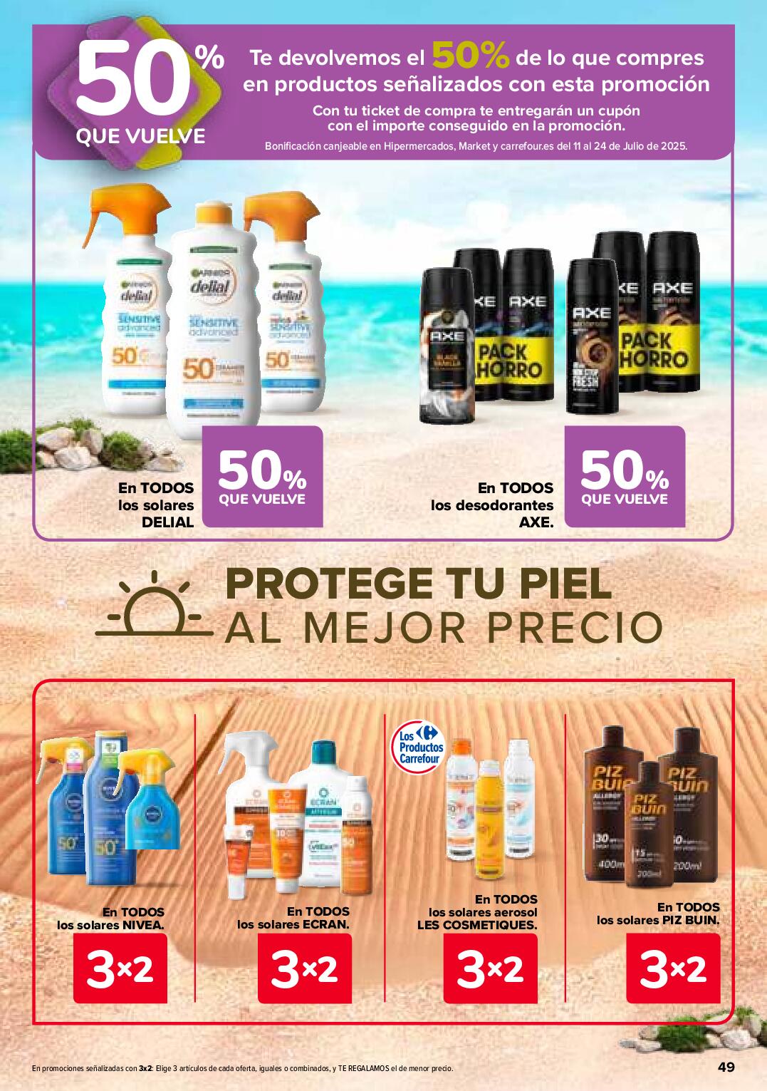 Folleto 3x2 Carrefour. Página 51