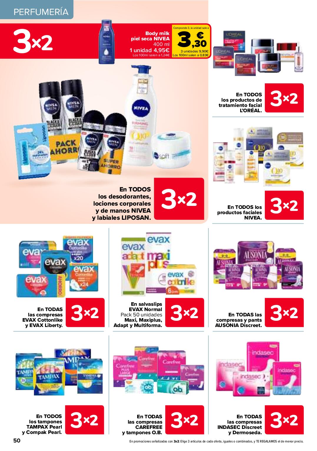 Folleto 3x2 Carrefour. Página 52